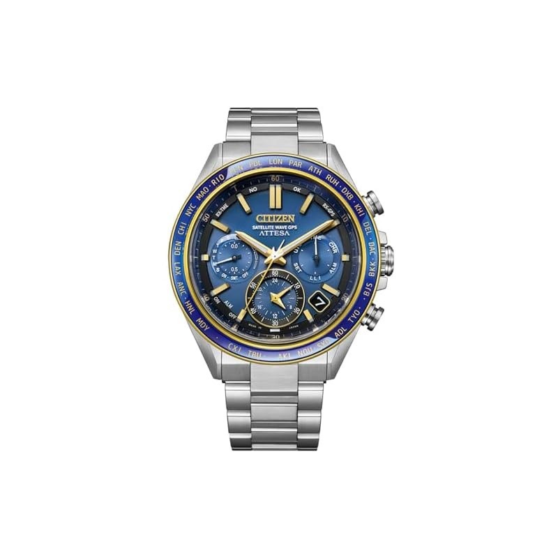 [Citizen] นาฬิกาข้อมือ Atessa Eco-Drive Gps วิทยุ ดาวเทียม สีเงิน กันน้ํา สําหรับผู้ชาย Cc4054-68L
