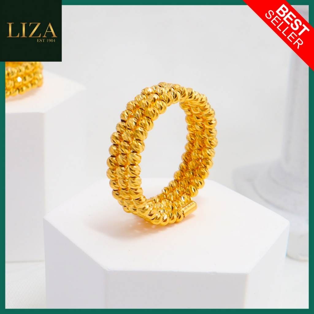 Liza Gold แหวนปรับได ้ 3 ชั ้ น 916. ทอง