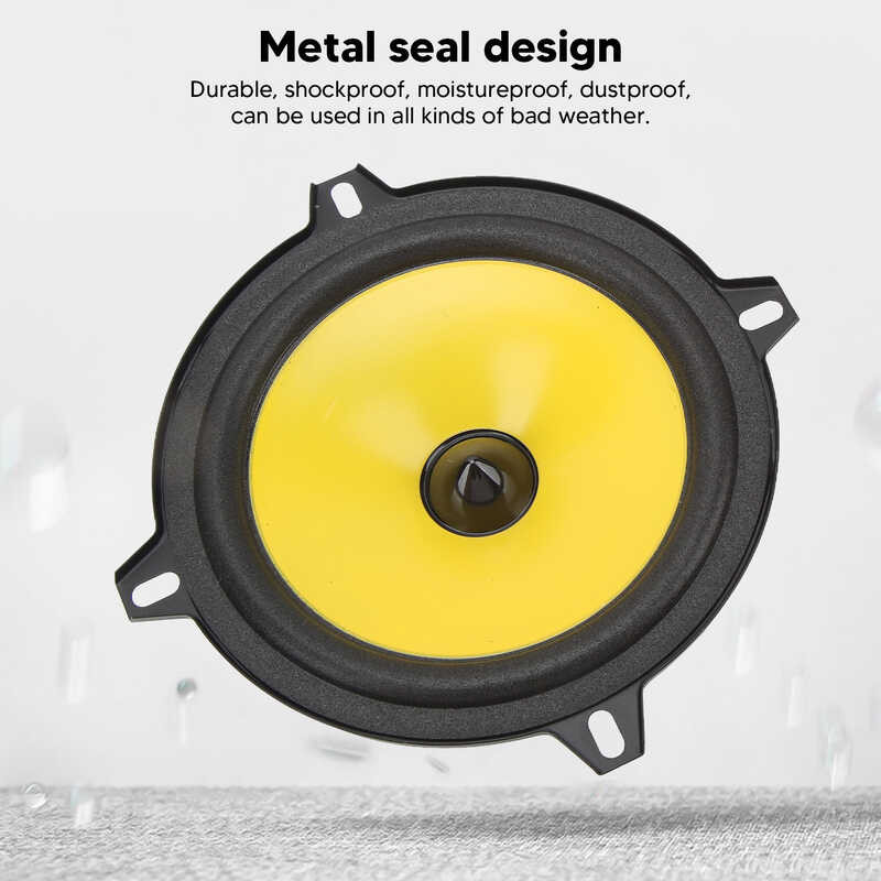 ❤ 2Pcs 4 Way Car Speaker 5 Inches Stereo Loudspeaker 400W Full Range Sound Horn For Cars