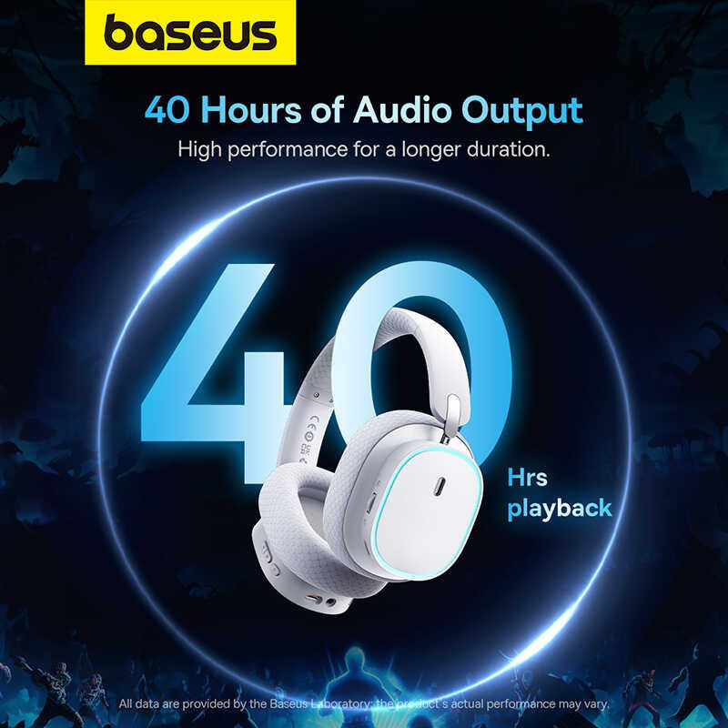 baseus GH02 หูฟังไร้สายครอบหูสำหรับเล่นเกม