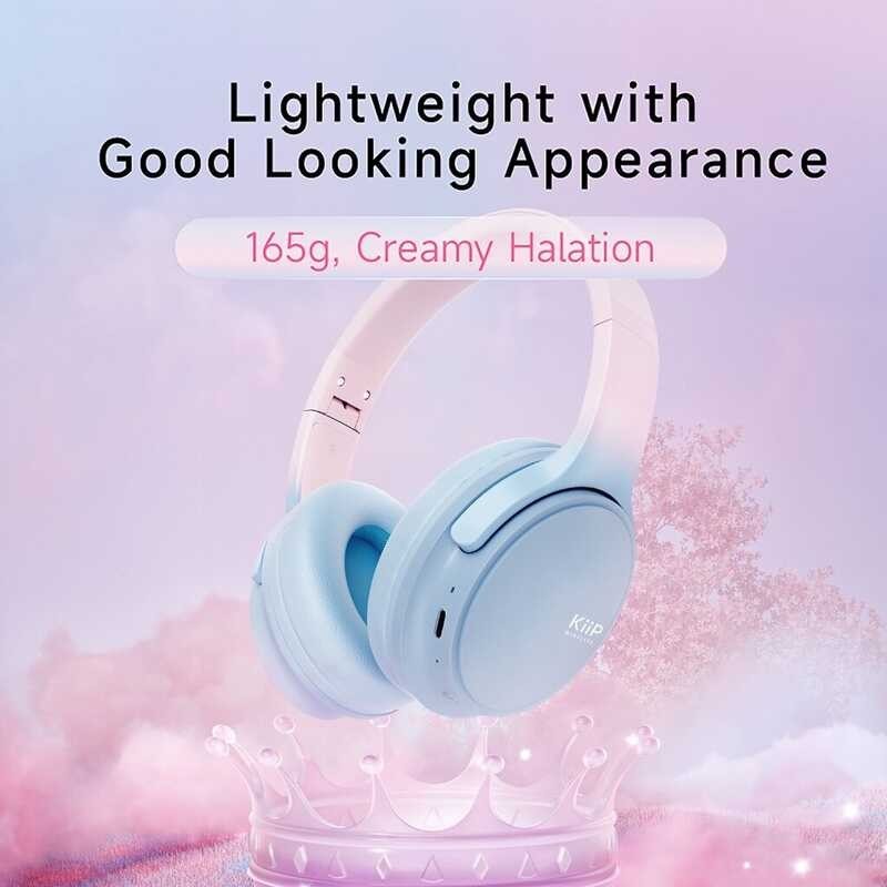 Lenovo × Kiip Th60 Wireless Headphone Bluetooth Headset Earphone AUX 3.5Mm Low Latency Bluetooth5.3 