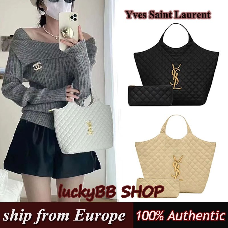 YSL Yves Saint Laurent กระเป๋าใต้แขน กระเป๋าสะพายข้าง ของแท้100%