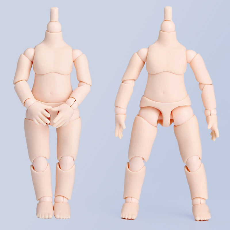 11cm obitsu11 1/12bjd Nude Dolls Moveable Jointed 19 Joints ob11 BJD Doll YMY,GSC Body Doll Accessor