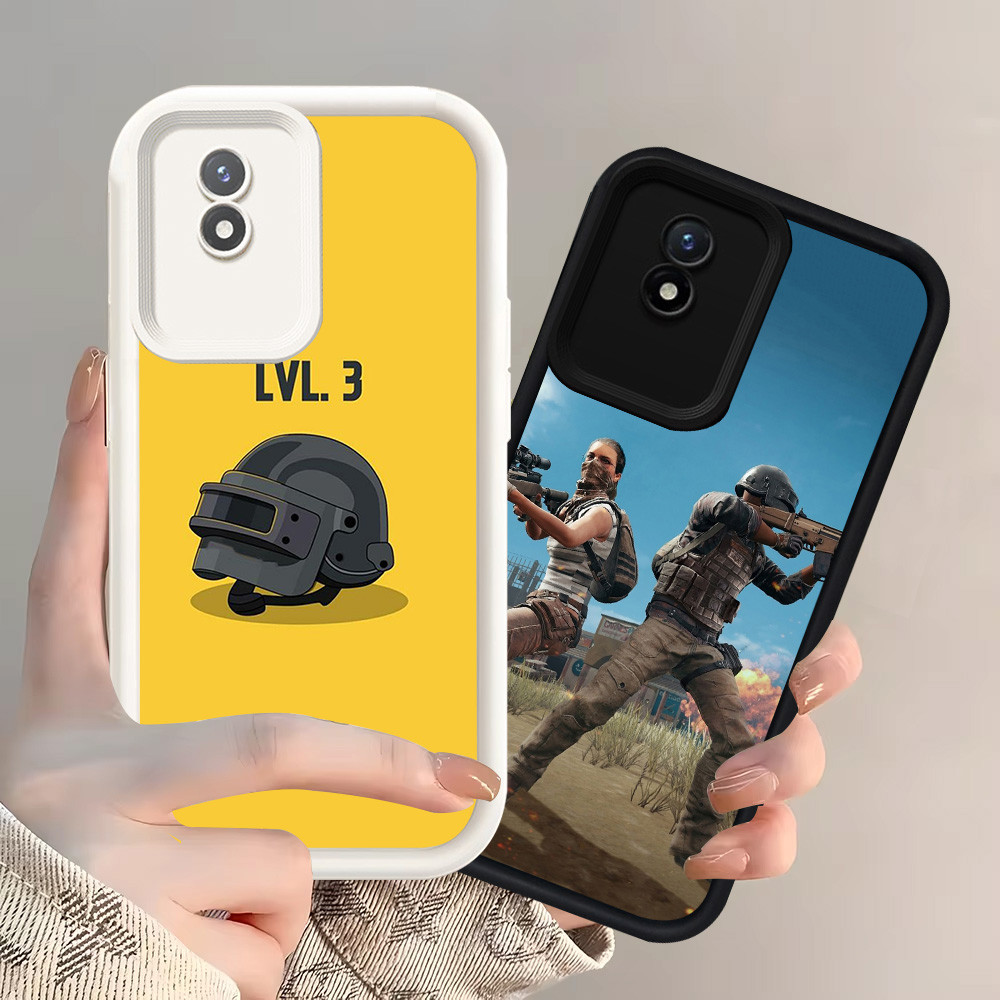 Z-28 PUBG เกมสีขาวสีดําสําหรับ VIVO Y02t Y02a Y02 V30E V30 Pro 5G กรณี