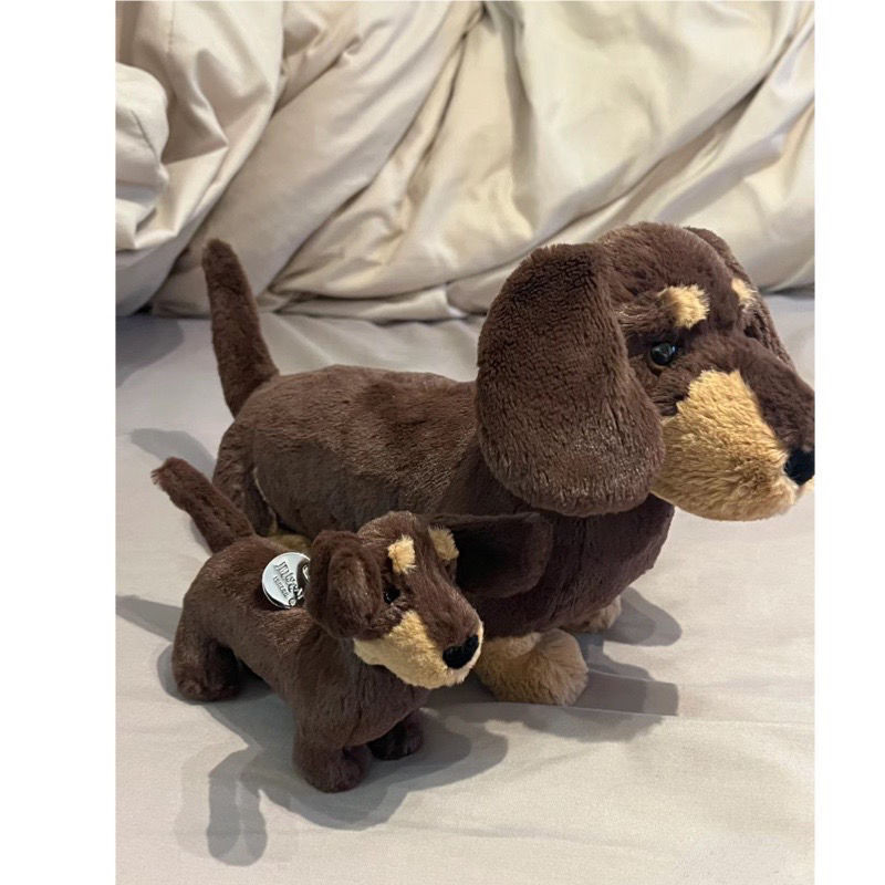 ♞Jellycat ใหม่ Otto ดัชชุนกระเป๋าจี้ตุ๊กตาจี้