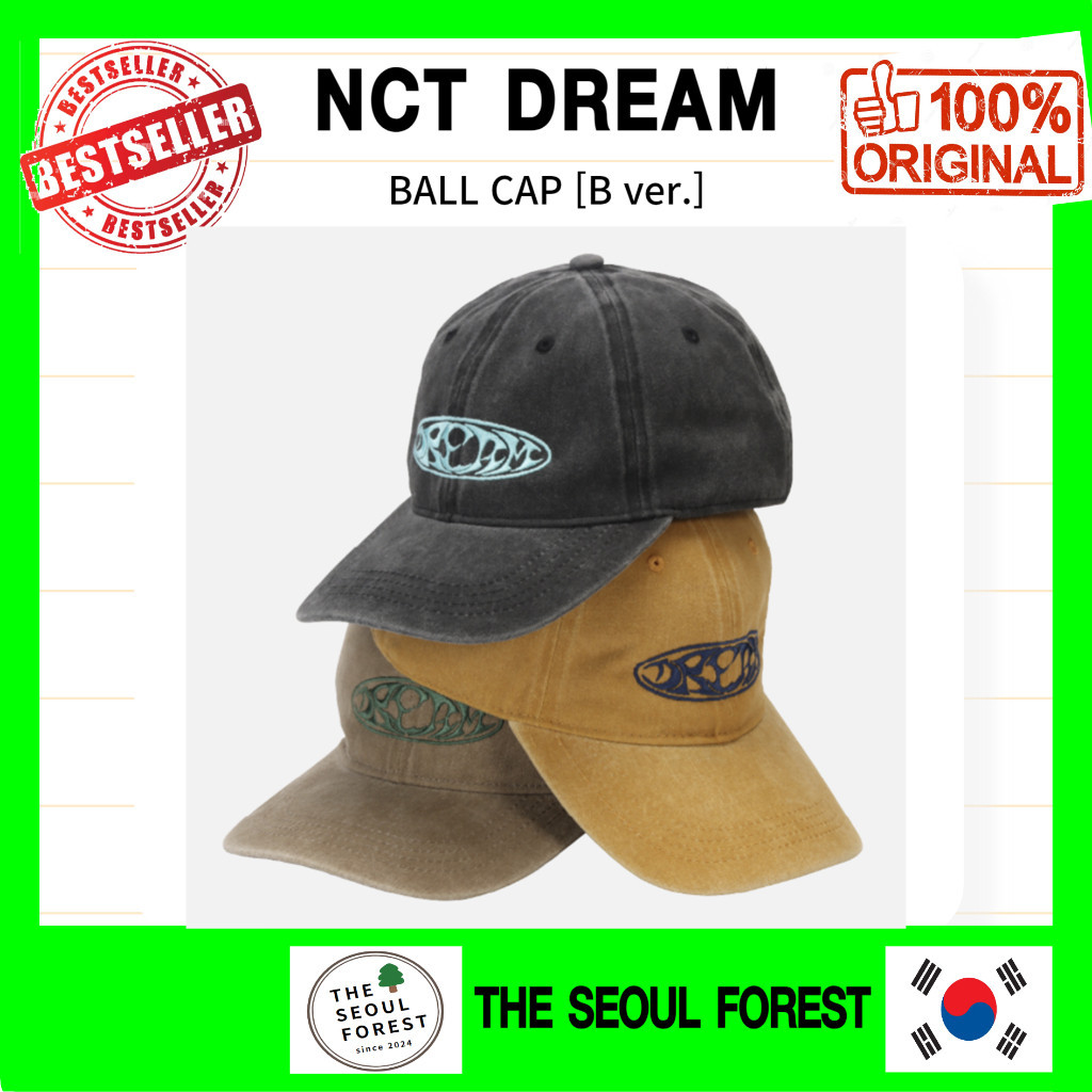 [KPOP-UP] NCT DREAM BALLCAP หมวกแก๊ป Nct DREAM BALL [B Ver.]  (DREAM Agit : Let's UP down) หมวกแก๊ป