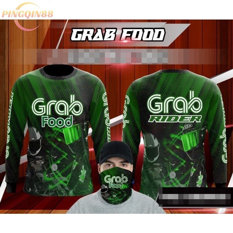 Grab เสื้อแขนยาว พร้อมหลอดหน้ากาก 3jxh sz9g