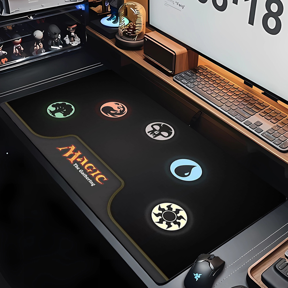 เกม Pc อุปกรณ์เสริมยาง Mat Deskmat Mausagepad Mat คีย์บอร์ดตู้แผ่นรองเม้าส์ xxl Gamer M-Magic the Gathering Anime Mouse Pad