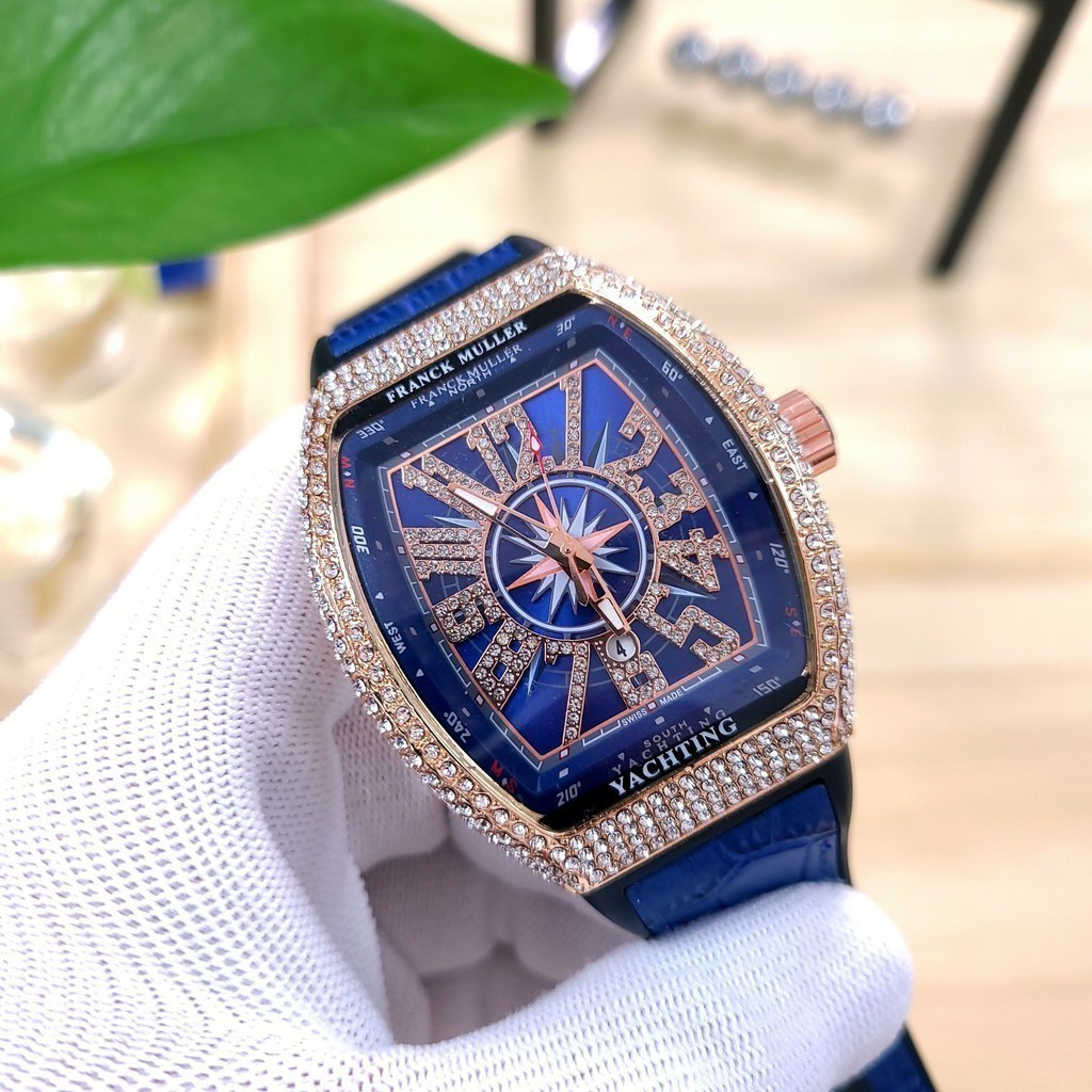 Frank Muller นาฬิกาข้อมือควอทซ์ แฟชั่นสําหรับผู้ชาย