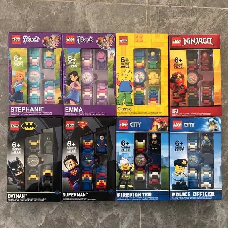 Kids LEGO Watch Superman Batman Friends Stephanie Firefighter Emmet Blocks