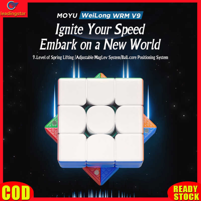 Authentic LeadingStar RC 2023 Wrm Ball-core Uv 3x3 Magnetic Magic Speed Cube Moyu Weilong Wr M V9 M