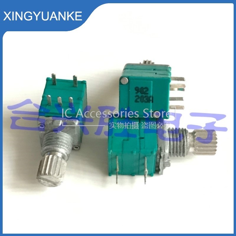 3 ชิ้น/ล็อต RK097 Precision Potentiometer สวิทช์เดี่ยว A20K A203 5Pin เครื่องขยายเสียงปริมาณ Potenti