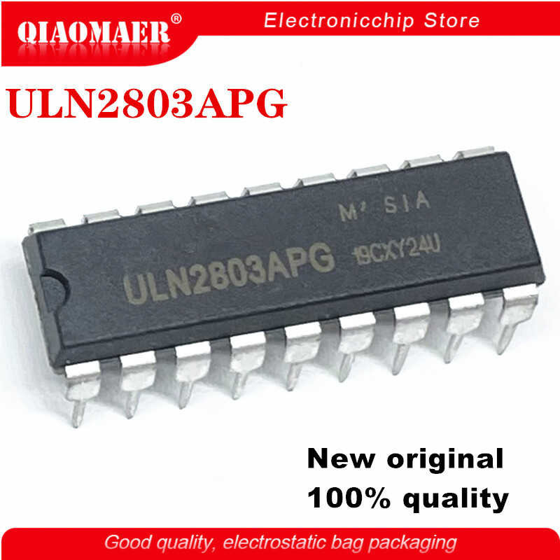 10ชิ้น/ล็อต Uln2803apg ต้นฉบับใหม่ Uln2803ap Uln2803 Uln2803a จุ่ม-18