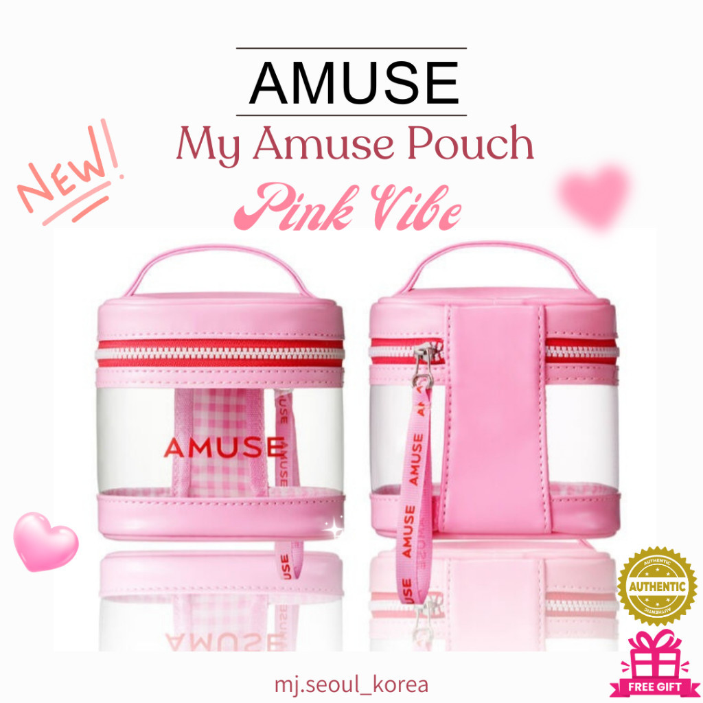 กระเป๋า AMUSE ลาย Pink Vibe My Amuse Pouch