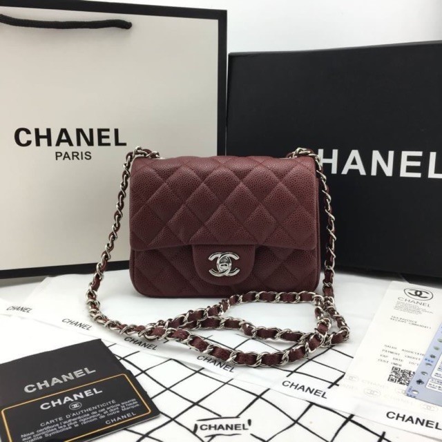 ♞กระเป๋า Chanel Classic7' Original leather1:1 หนังแท้พร้อมส่งค่ะ