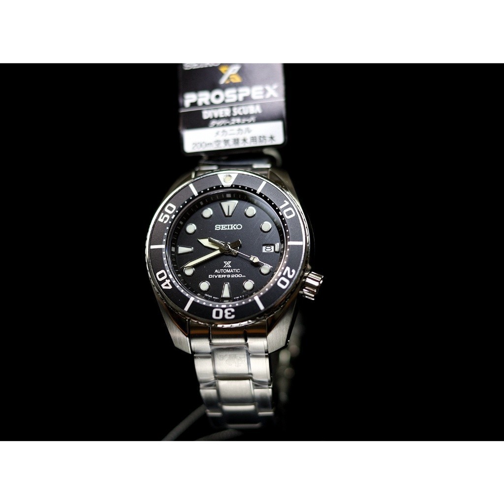 นาฬิกา JDM  SEIKO PROSPEX โฆษณาดำน้ำ200 M Sumo Mechanical Watch SBDC083 SPB101J1