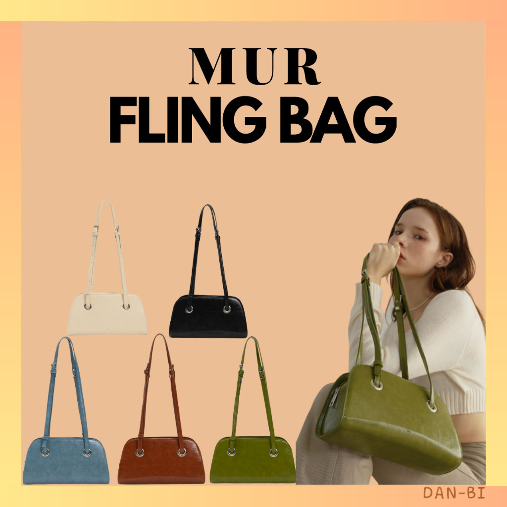 [MUR] FLING BAG/ just 360G / 5COLORS WOMEN DAILY BAG / korean style brand / daily bag glossy /insta