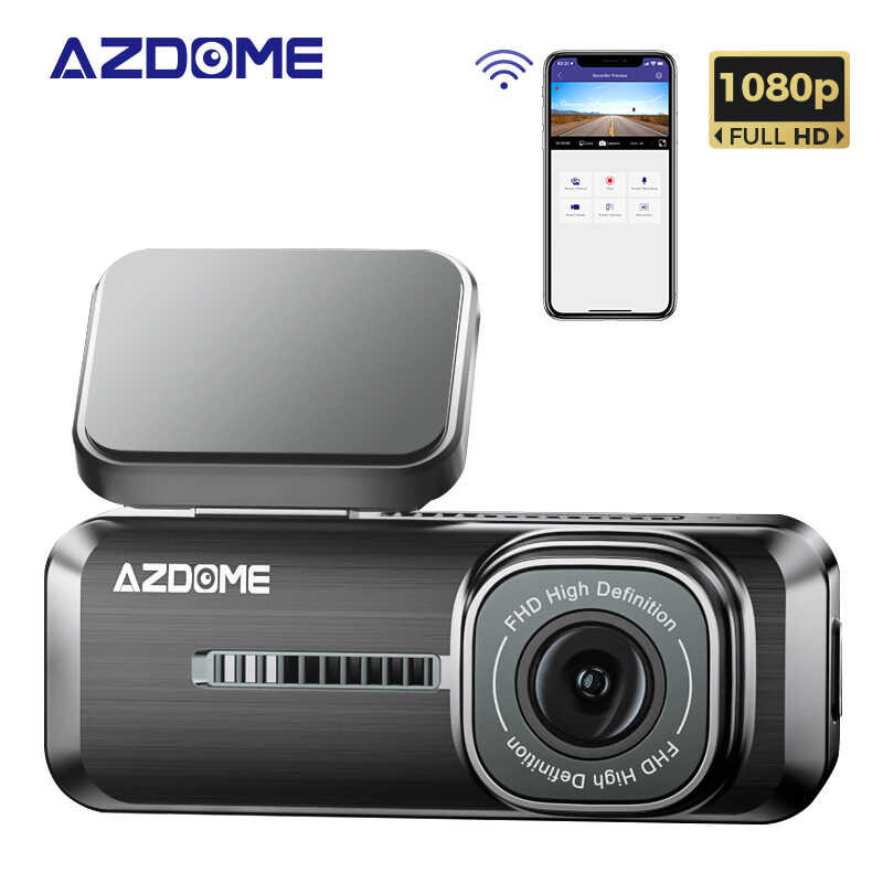 AZDOME (จัดส่งที่รวดเร็ว） M200 กล้องติดรถยนต์ Wifi ในตัว รถ รถกล่องดำ Dash Cam 1080P กล่องดำ