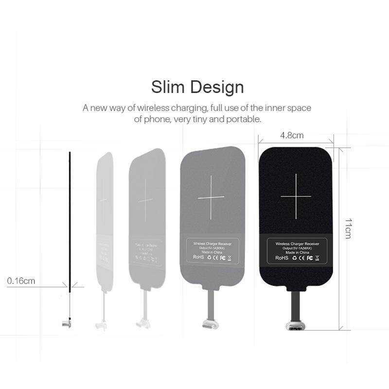 ❤ Nillkin Universal QI Charging Pad Patch Module Chip Wireless Charger Receiver Adapter Lighing M