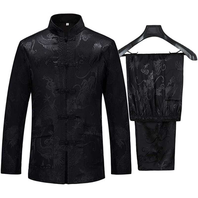 Arts Tang Martial Suit Men Women Hanfu Chinese Traditional Clothes Kung Fu Shirt Tai Chi Uniform Lo