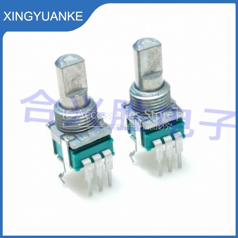 1 ชิ้น/ล็อต RK09L เดี่ยว B100K B104 พร้อมเครื่องขยายเสียง Midpoint ปรับระดับเสียงเสียง Potentiometer