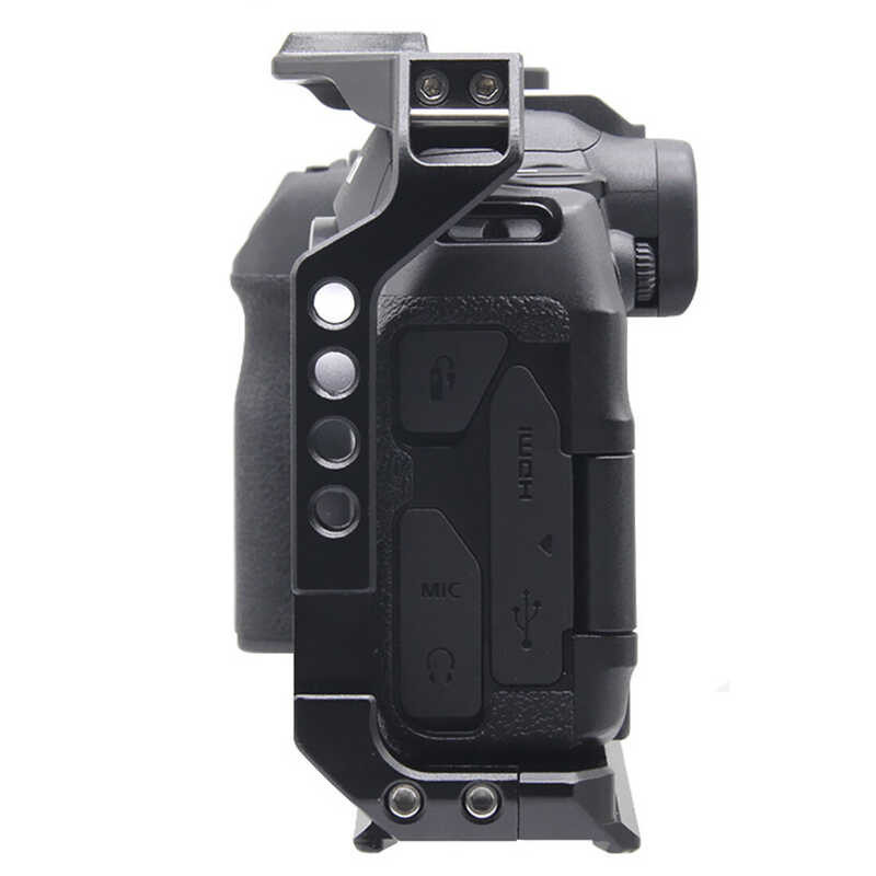 Canon Topcine Cage EOS R8 Camera,Aluminum Alloy DSLR Rig Stabilizer with Cold Shoe, 1/4"-20 Threade