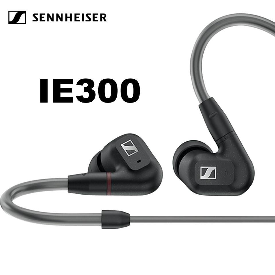 Sennheiser IE 300 หูฟังอินเอียร์ บลูทูธไร้สาย ตัดเสียงรบกวน ถอดออกได้ สําหรับเล่นกีฬา