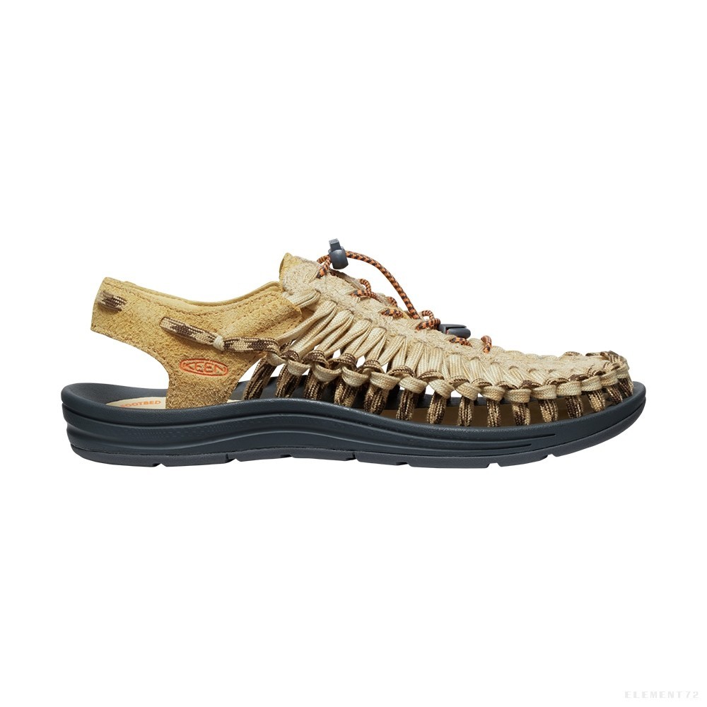 Keen รองเท้าผู้ชาย รุ่น Men's UNEEK FLAT (NEW WHEAT/REED YELLOW) UNEEK Flat Cord Sneaker x SNS