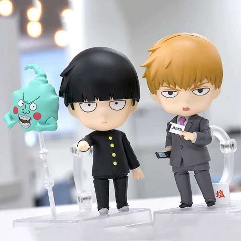 ❤️ อะนิเมะ 2465 Reigen Arataka 1913 # Shigeo Kageyama ตัวเลขการกระทํา Mob Psycho 100 ตุ๊กตา PVC