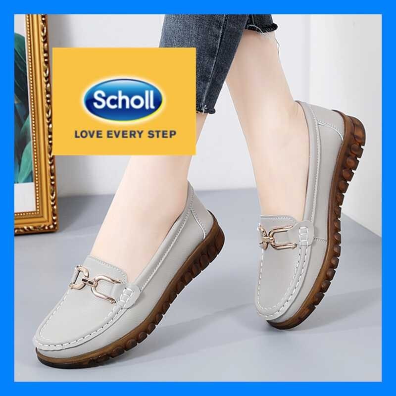 ❤ ❤ Shoes Women Scholl Women's Leather Sandal Shoes Scholl Ladies Shoes Kasut Wanita Scholl Women 's