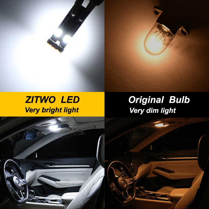 LED ZITWO ภายในหลอดไฟชุดสำหรับ VW Multivan Caravelle Transporter 5 6 T4 T5 T5. T T.