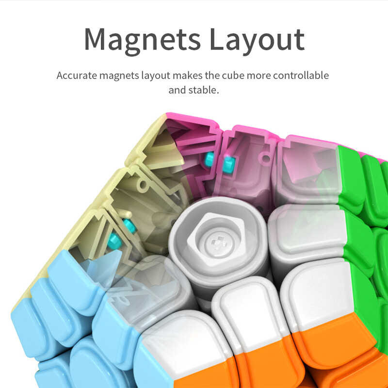Megaminx Moyu ลูกบาศก์มายากลแม่เหล็ก3x3 Dodecahedron เกมส์ประลองค