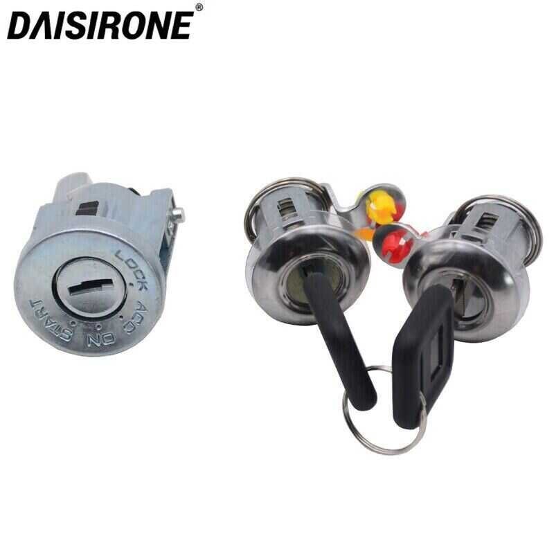 Car Door Lock Ignition Lock Cylinder Key Set For Isuzu Npr Nqr Nkr Elf 1994-2007 8-97035-293-0