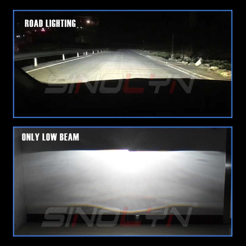 ❤ Sinolyn Single Xenon Lens Koito Q5 H7 D2s D2h LED HID Halogen Bulb 3.0 Inch Projector Headlight