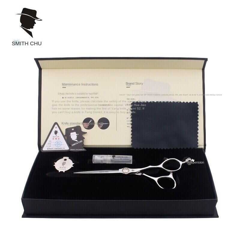 hairscissor Chu blacksmith 6.0 inch crown professional pin 440C stainless steel