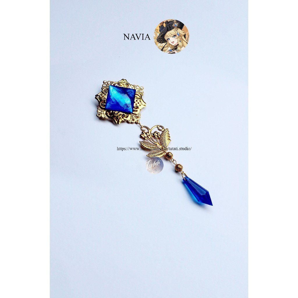 เข็มกลัดคอสเพลย์ Navia Hat - GI