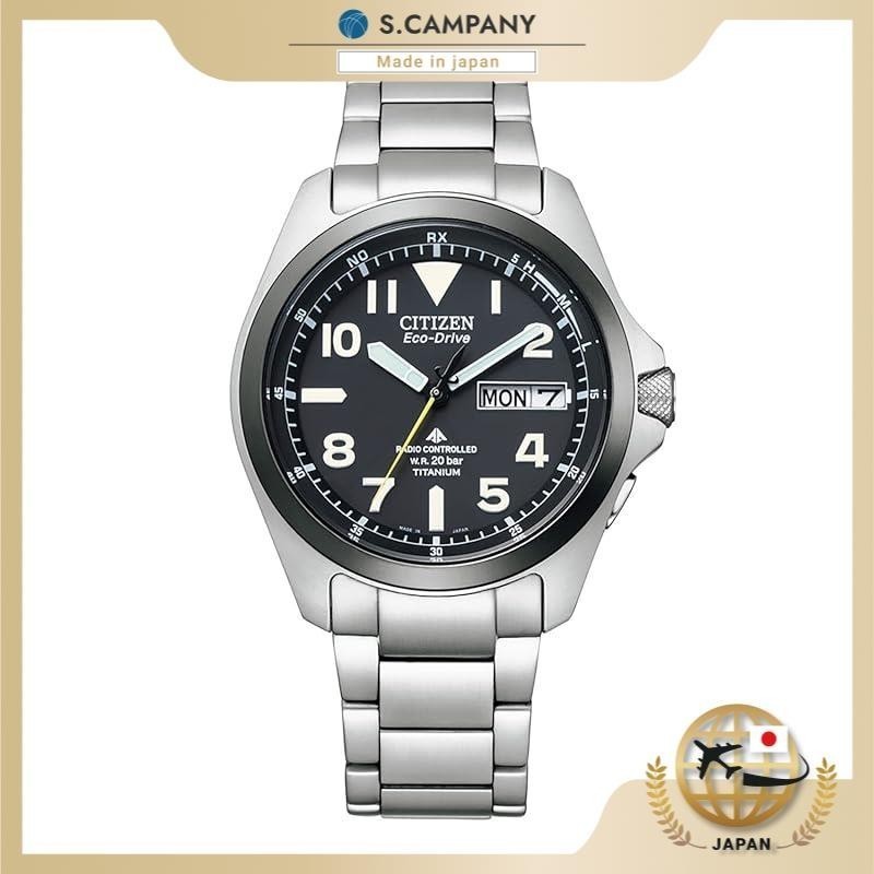 [Citizen] Citizen นาฬิกาข้อมือ Promaster วิทยุ Eco-Drive รุ่น Land Pmd56-2952 สําหรับผู้ชาย
