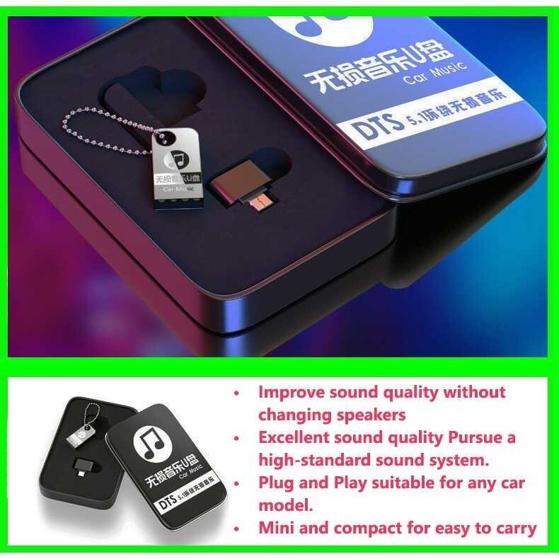 【HOT ❀ SADASFJD 118] USB Pendrive 64gb 2.0 TikToK Chinese English Oldies Song Music 6D Sound Hi-Fi