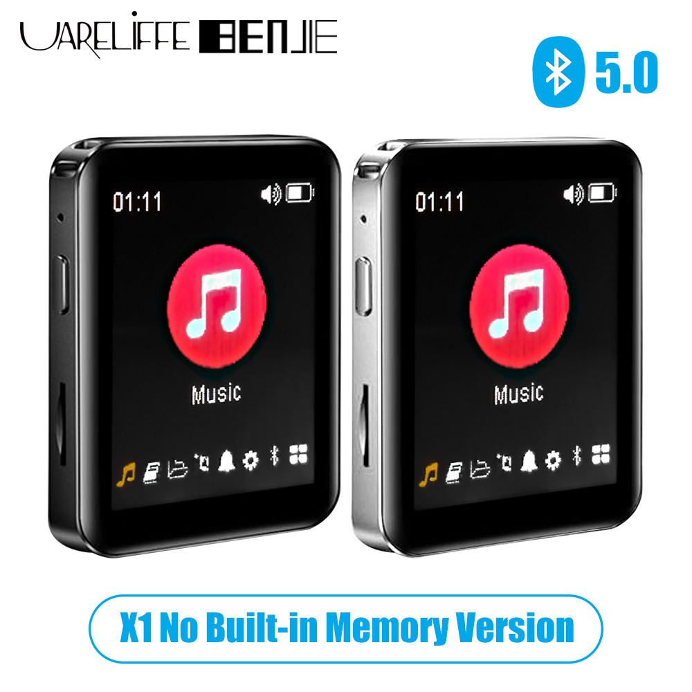 Uareliffe BENJIE X1 เครื่องเล่นเพลงไม่มีหน่วยความจําในตัวรุ่น Bluetooth5.0 หน้าจอสัมผัสเครื่องเล่น