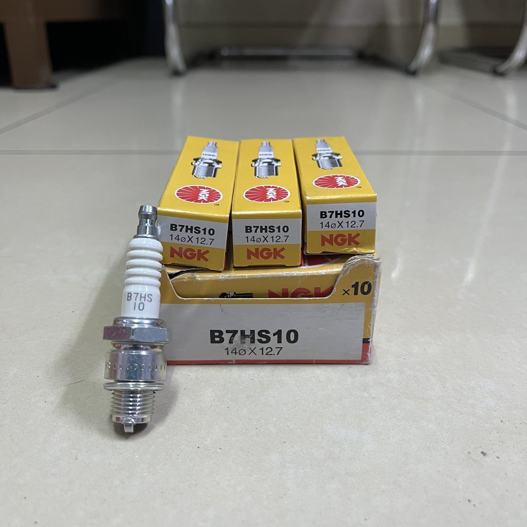 NGK SPARK PLUG B7HS-10 B7HS 10 B7HS10 NGK PLUG NGK UNTUK MOTOR 2 STROKE TWO STROKE PLUG