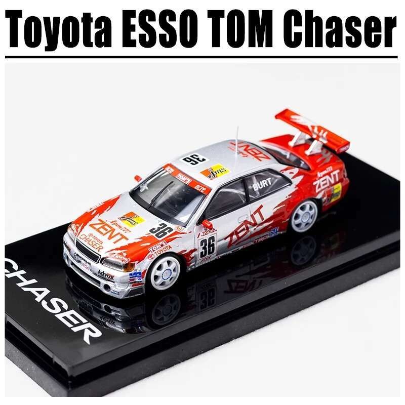 IG X Hobby JAPAN 1/64 Toyota ESSO TOM Chaser 98 JTCC hj โลหะผสมของเล่นมอเตอร์รถ Diecast โลหะของขวัญ