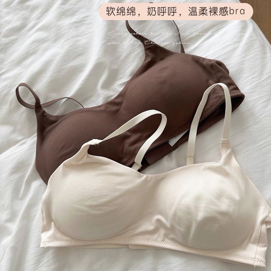 ชุดชั้นใน หน้าอกเล็กของผู้หญิงรวบรวมท่อป้องกันการกระดิกสไตล์ด้านบนไม่มีรอยต่อเรียบง่ายเซ็กซี่ที่สวยงามกลับ ชุดชั้นใน - รูปที่ 2