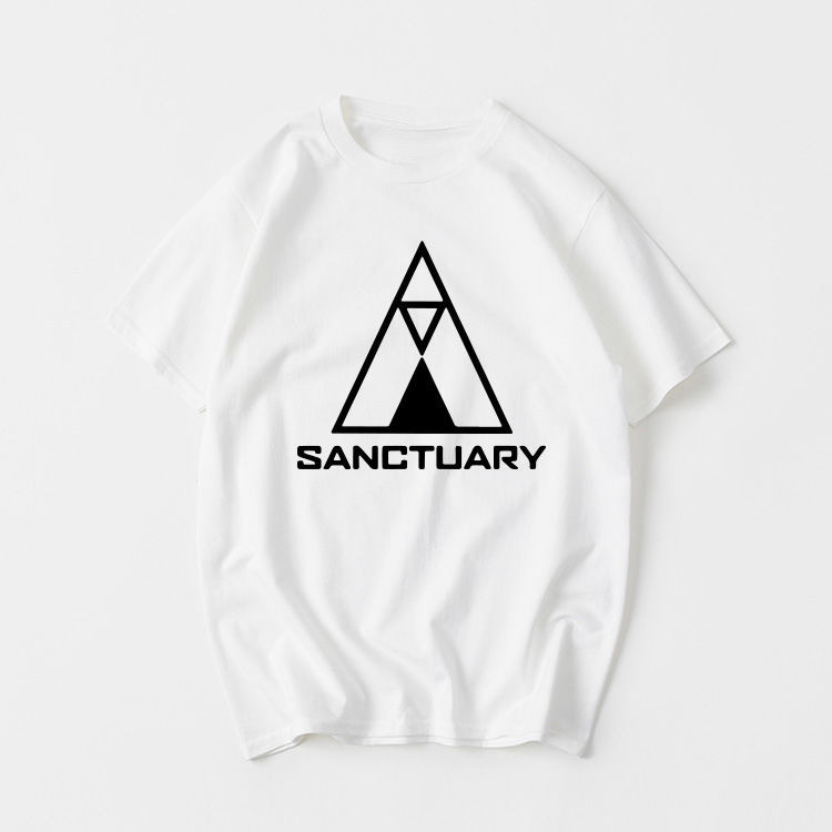 Creative Shop JJ SMG Sanctuary Concert เสื้อยืดแขนสั้นเสื้อผ้าเรียบง่ายผู้ชายและผู้หญิงรอบคอขนาดใหญ่