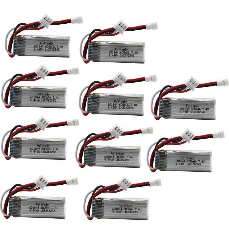 ❥ 2S 600Mah 20C แบตเตอรี่ Lipo สําหรับ Wltoys F959 RC Drone อะไหล่ 7.4V แบตเตอรี่และเครื่องชาร์