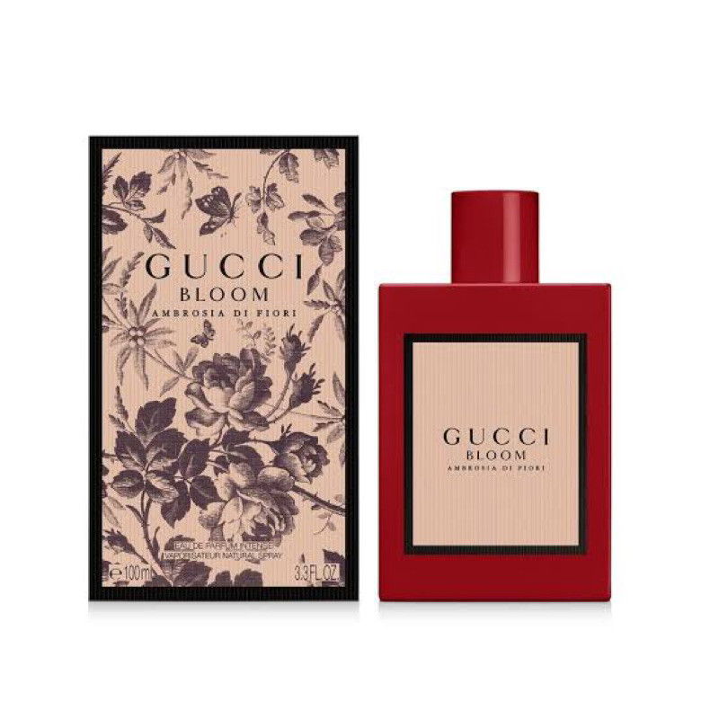 ♞,♘【ของแท้ % 】️ส่งฟรี  น้ำหอม Gucci Bloom Ambrosia di Fiori EDP 100 ml. *กล่องซีล*