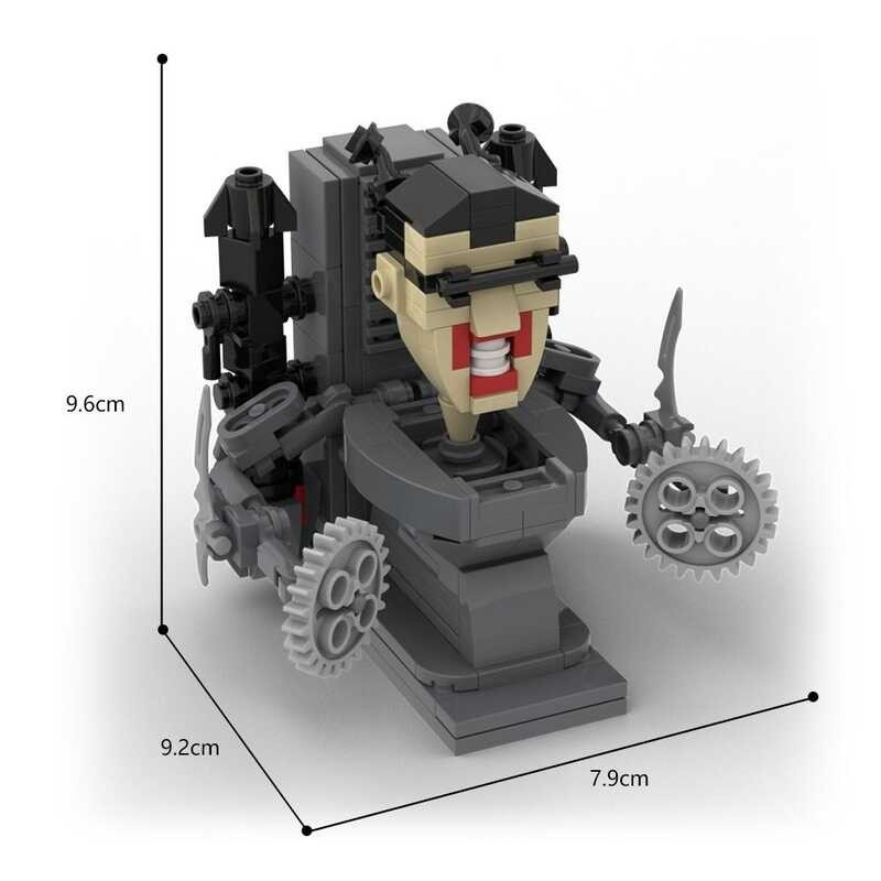 เลโก้ WENQI Skibidi Toilet ตุ๊กตา Skibidi Toilet กล้องผู้ชาย ของเล่นต