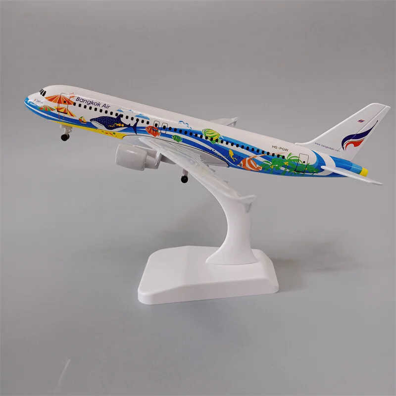Kk19cm Thailand AIR Thai Bangkok A320 Airlines Airbus 320 Airways Alloy Metal Airplane Model Plane