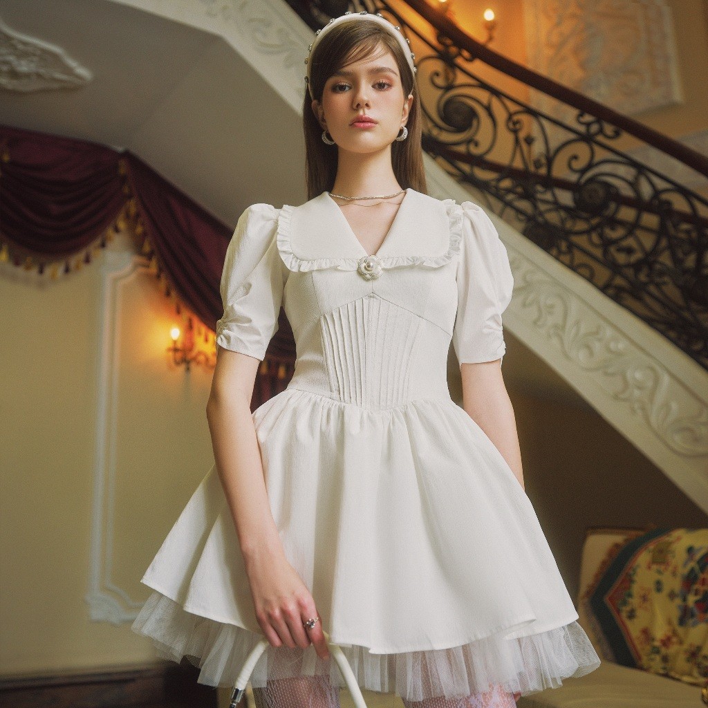 Darling.ism - Kate Dress Kate Dress ผ ้ าทอฟฟี ่