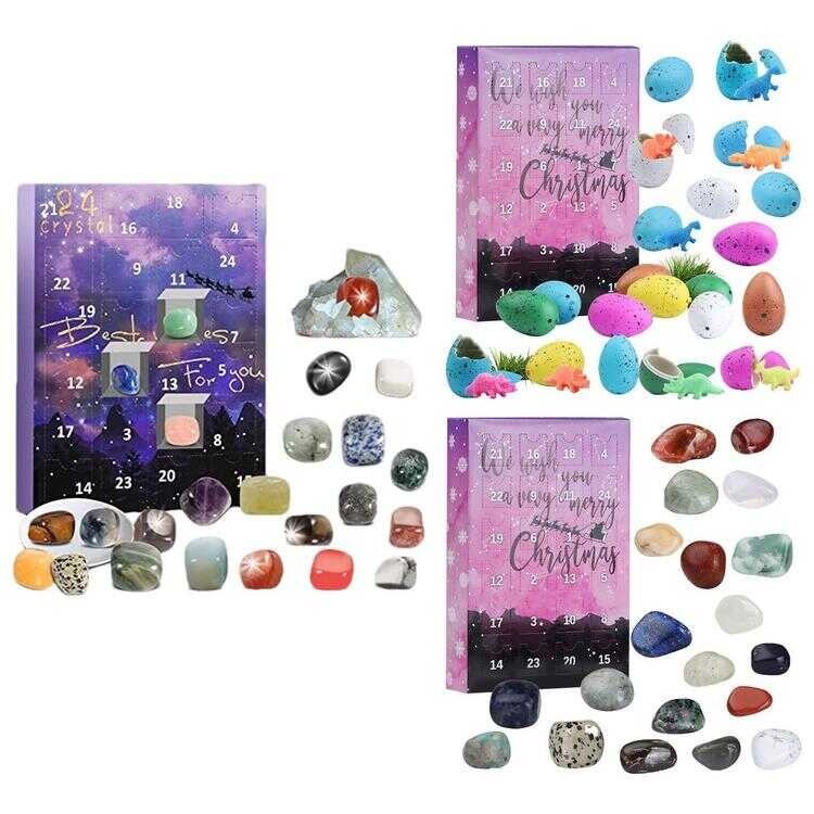 Christmas Advent Calendar Rocks Advent Calendar With Christmas Surprises Educational & Geology Ent