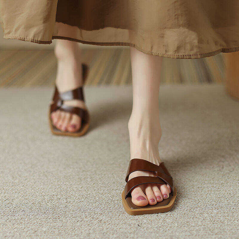 Huilm, Women's High Heels 2023 Summer Fashion Versatile Comfortable And Non Slip Slippers W Pers per